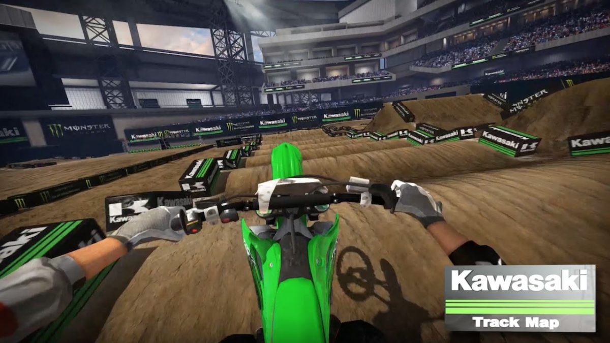 AMA Supercross 2017: Anaheim 1 Kawasaki Track Map