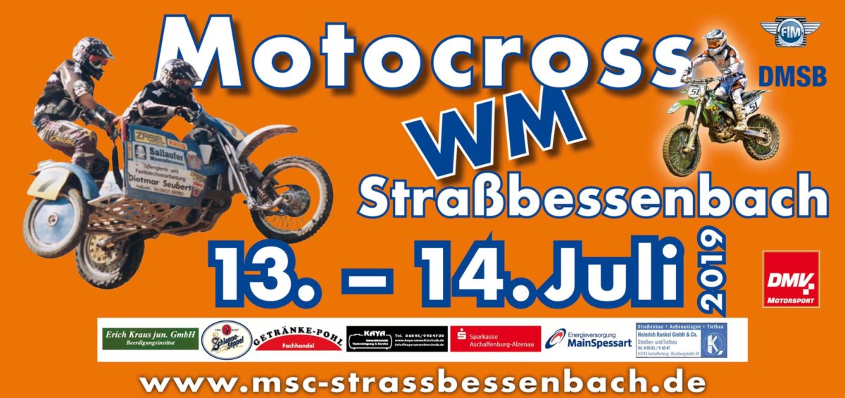 Külgvankrite motokrossi 2019 Saksamaa, Strassbessenbachi etapi sõitude tulemused