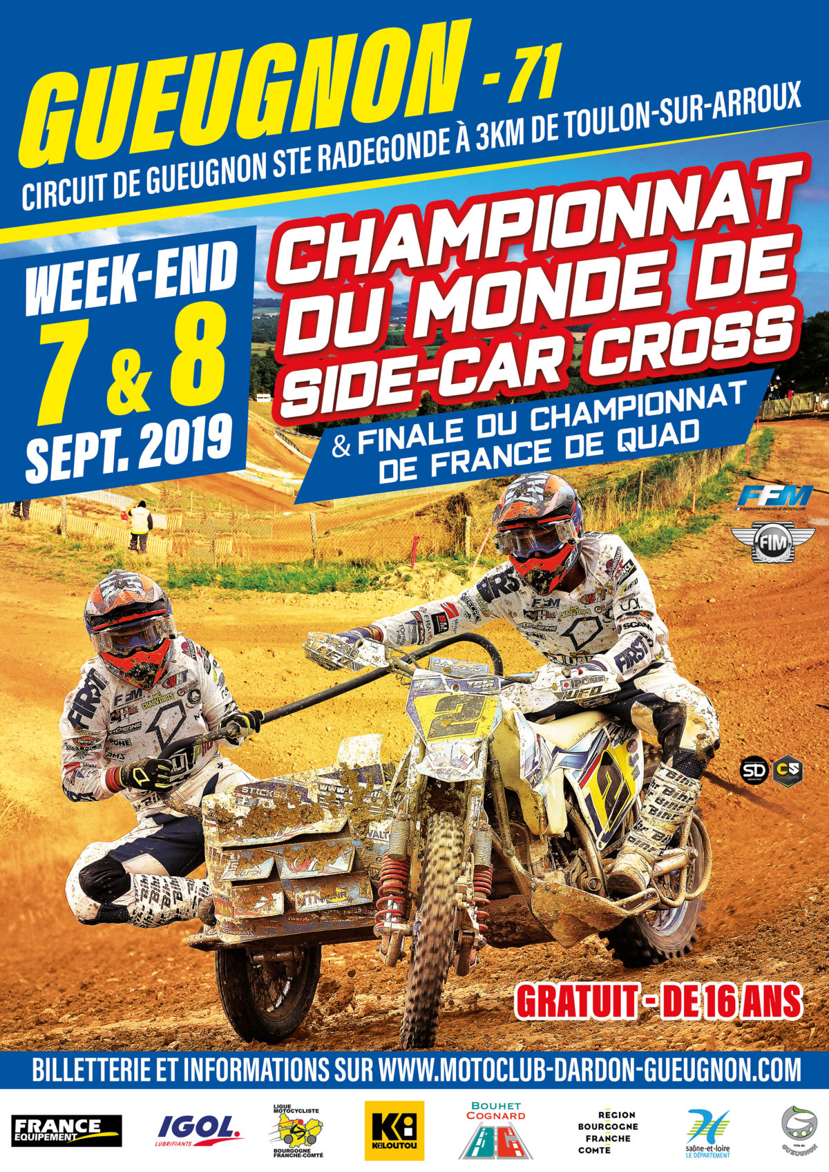 Külgvankrite MM 2019 Prantsusmaa Gueugnoni  etapi kvalifikatsioonide tulemused ja videod