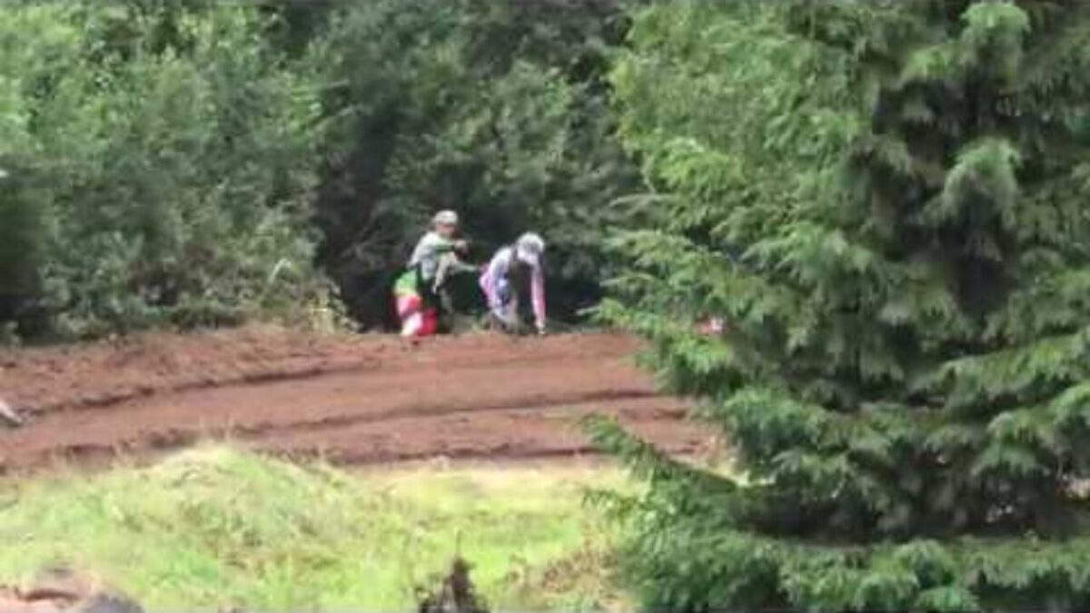 Egert Pihlaku rajalt väljasõidu tagajärg Karksi-Nuia motokrossil 2020