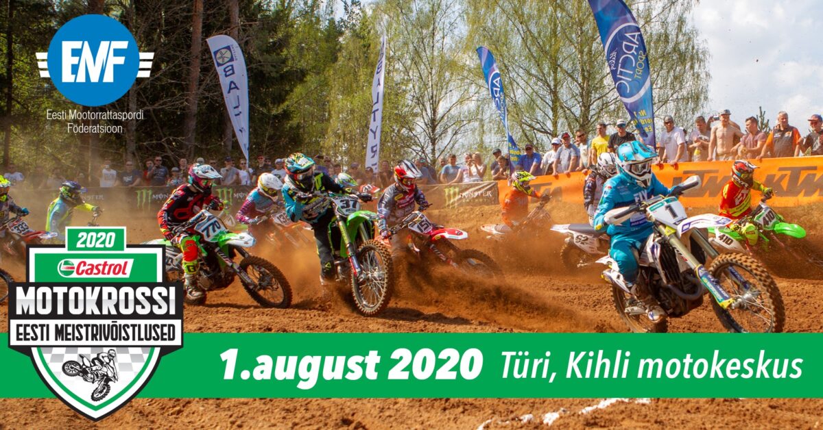 Castrol motokrossi Eesti Meistrivõistluste 3. etapi tulemused, pildid ja videod, Türi, 1. august