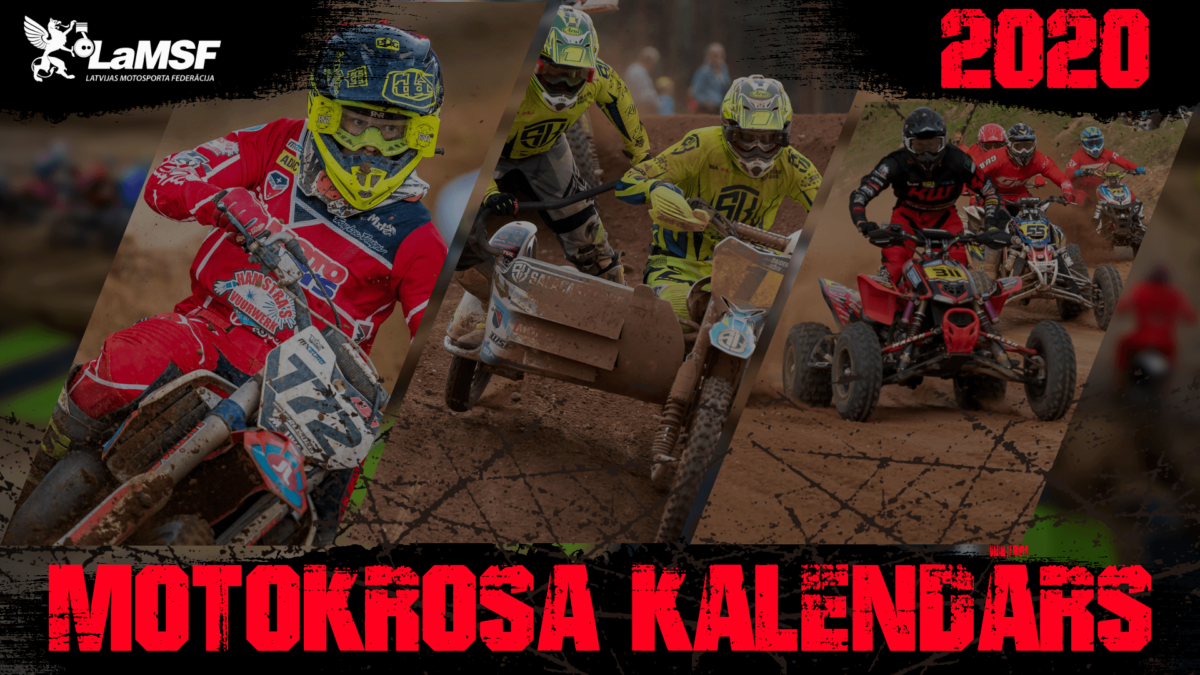 Motokrossi Läti Meistrivõistluste kalender 2020