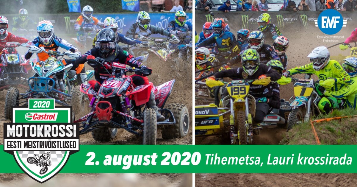 Castrol Estonian Motocross Championship 2020, Tihemetsa results, sidecars and quads