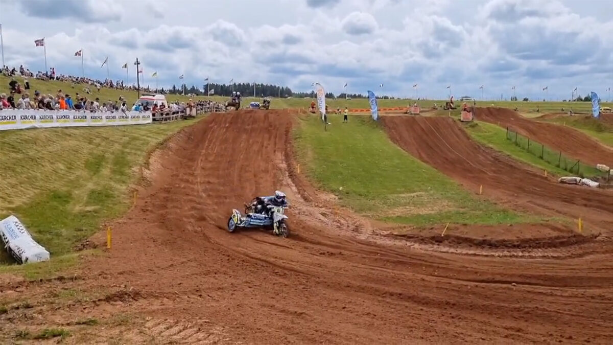 Lange EMV 2021 etapi külgvankrite esimese sõidu klipp, A. Karuse