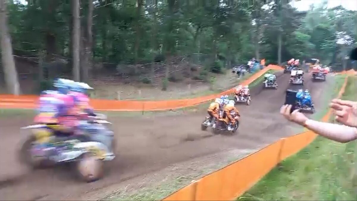 Hollandi külgvankrite motokrossi meistrivõistluste 2021 Oldebroeki etapi 2. sõidu klipp, Arie Tjoink