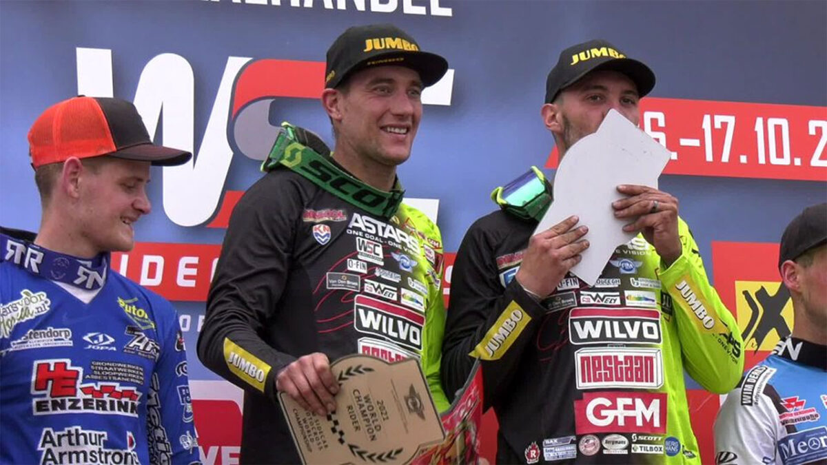 Etienne Bax ja Ondřej Čermák võistlevad koos 2022. aastal, mootoriks Husqvarna