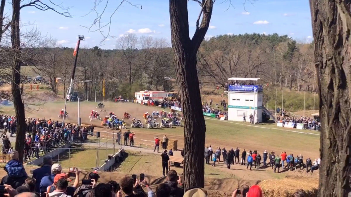 Saksa külgvankrite motokrossi meistrivõistluste Häncheni etapi esimene sõit