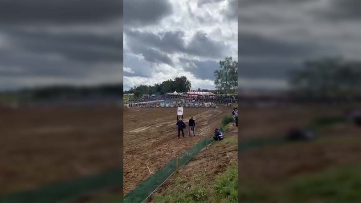 2022 külgvankrite motokrossi Saksamaa, Rudersbergi MM-etapi 1. sõidu start