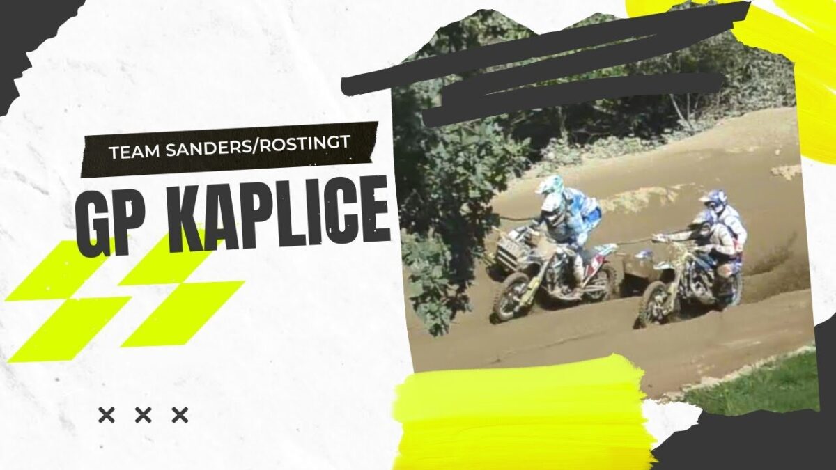 Sanders/Rostingt külgvankrite motokrossi nädalavahetus Tšehhis Kaplices