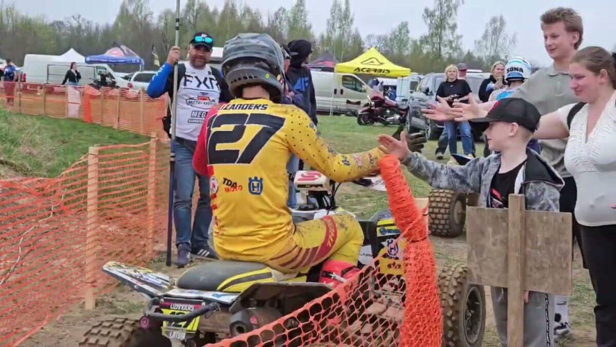 Läti motokrossi 2025 MV Aizpute etapi klipid